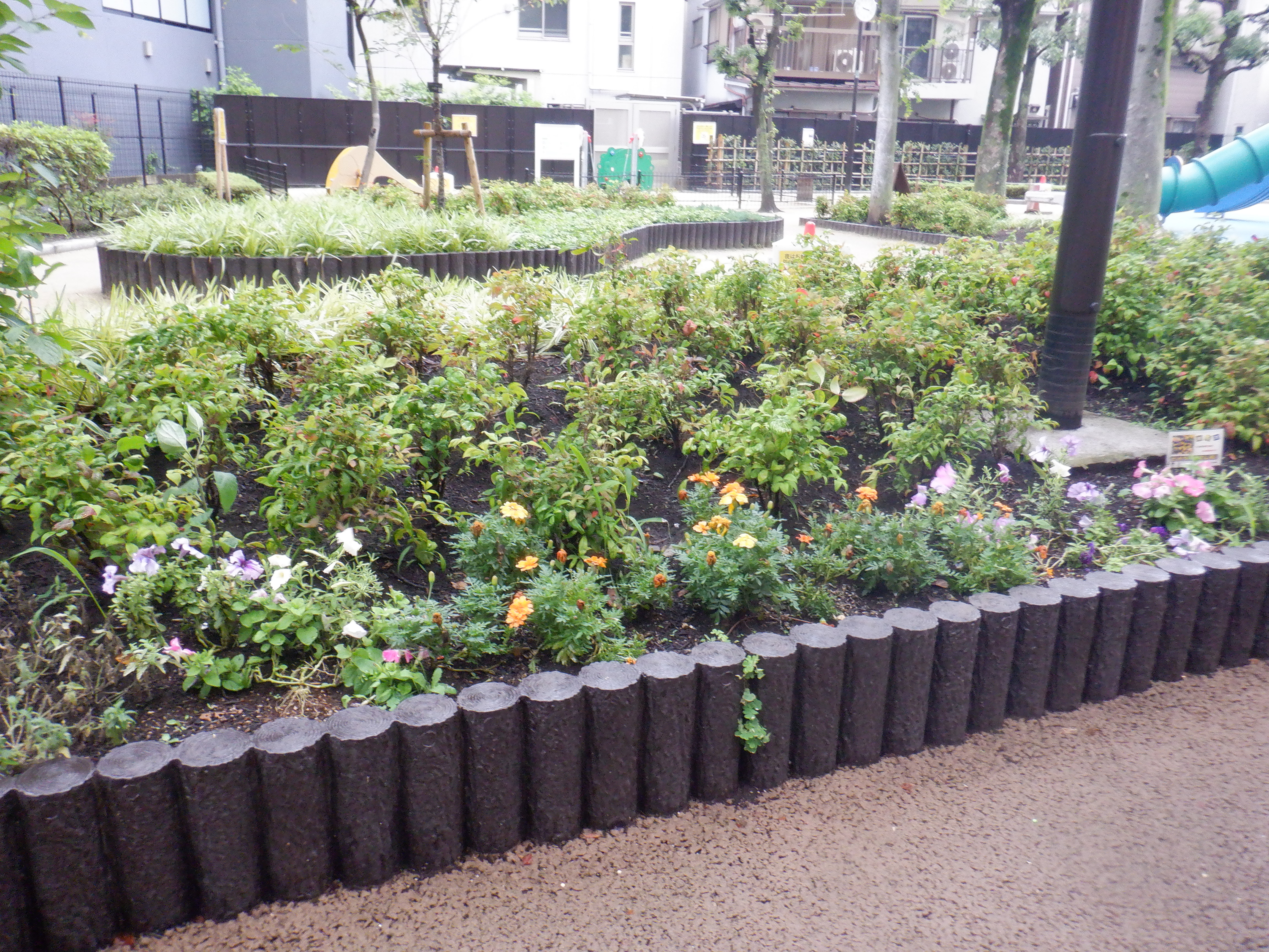 花壇の写真
