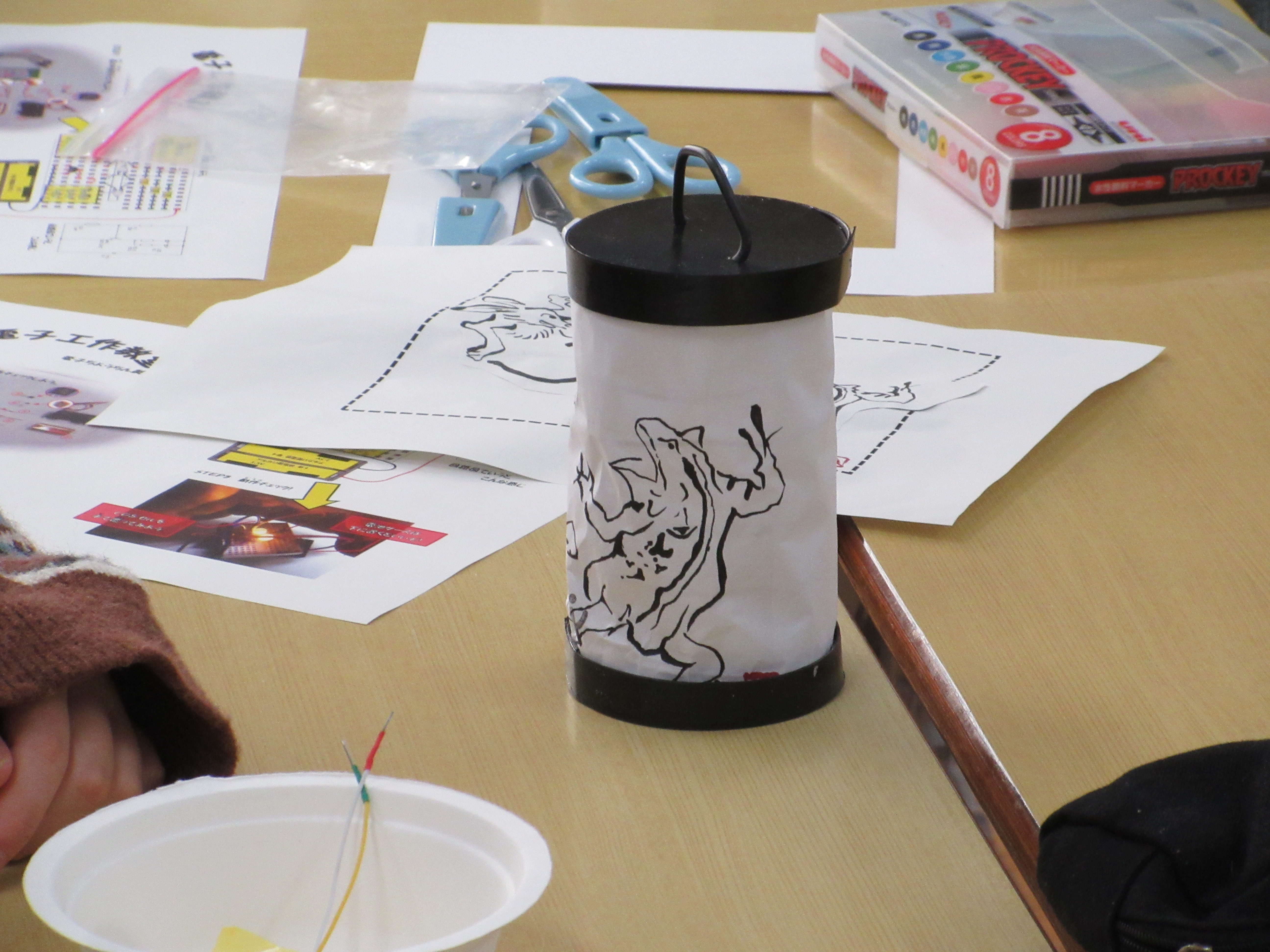 過去のイベントの様子（電子ちょうちん）