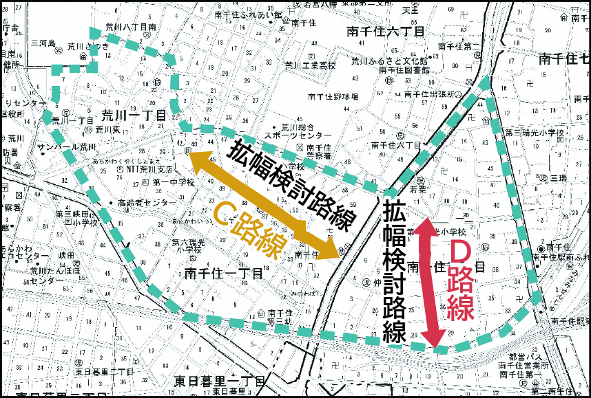 南千住CD路線