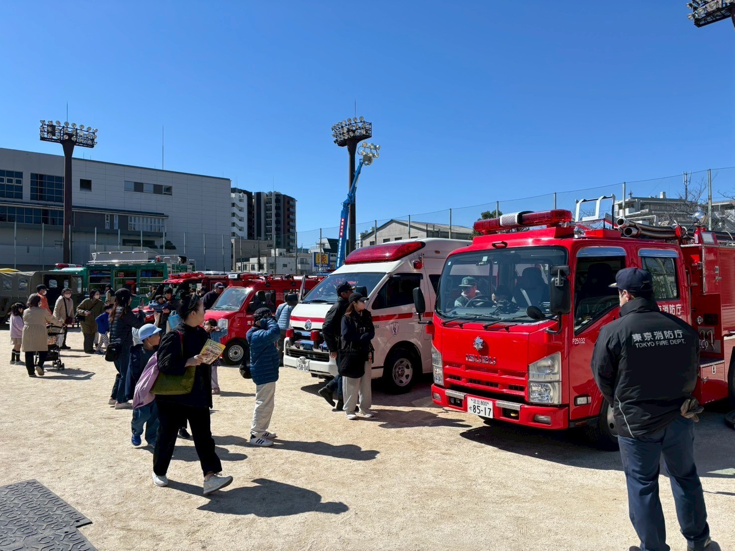 車両展示(消防車両)