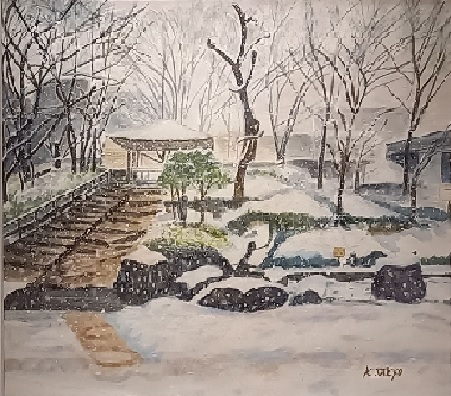 雪降る