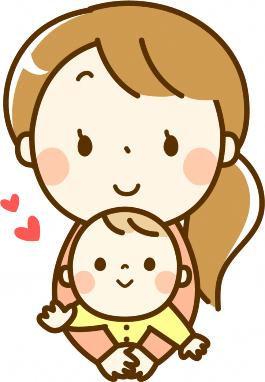 お母さんと赤ちゃんのイラスト