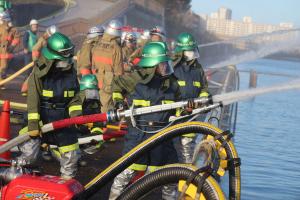 尾久消防団＿総合震災消防訓練2