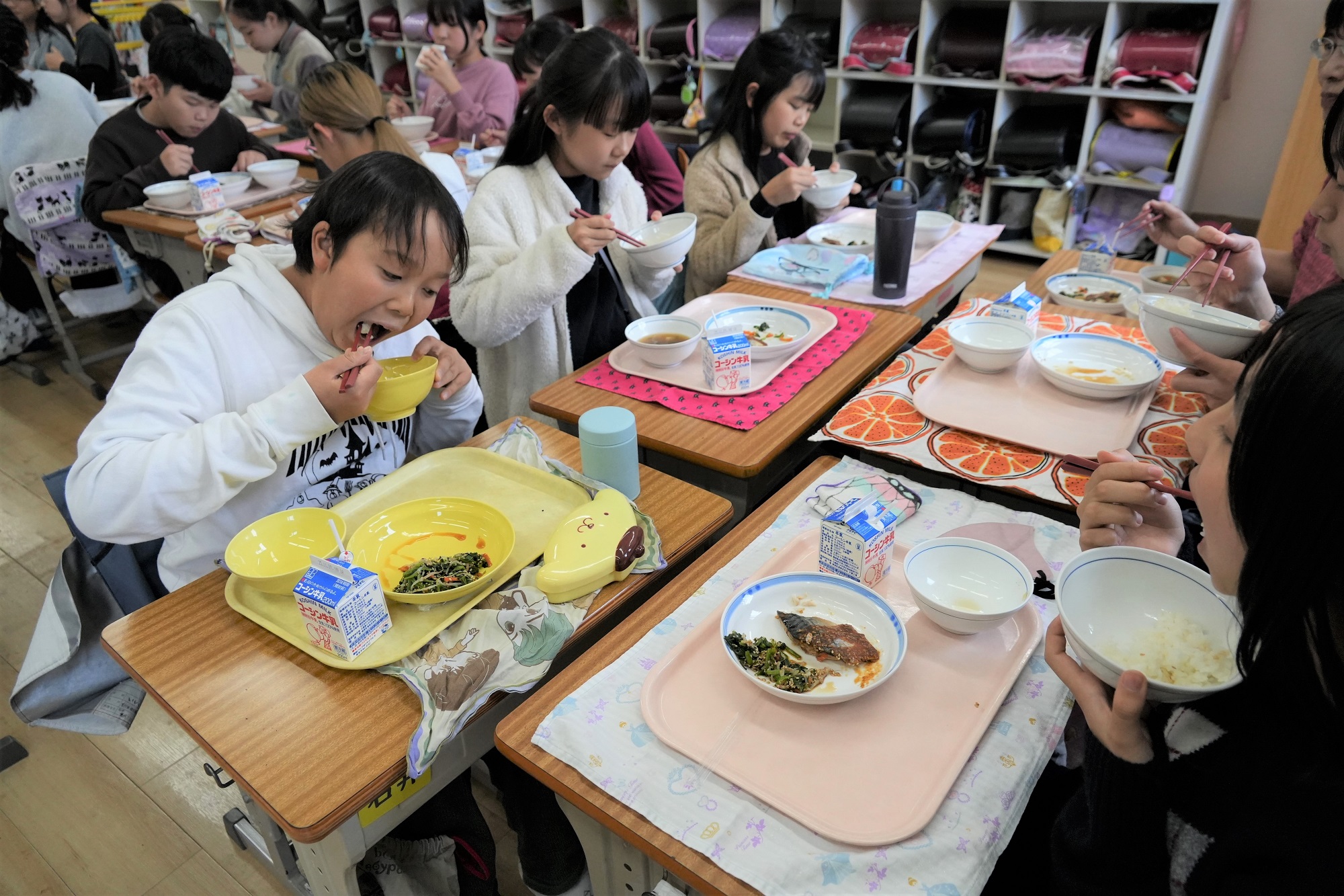 給食の様子