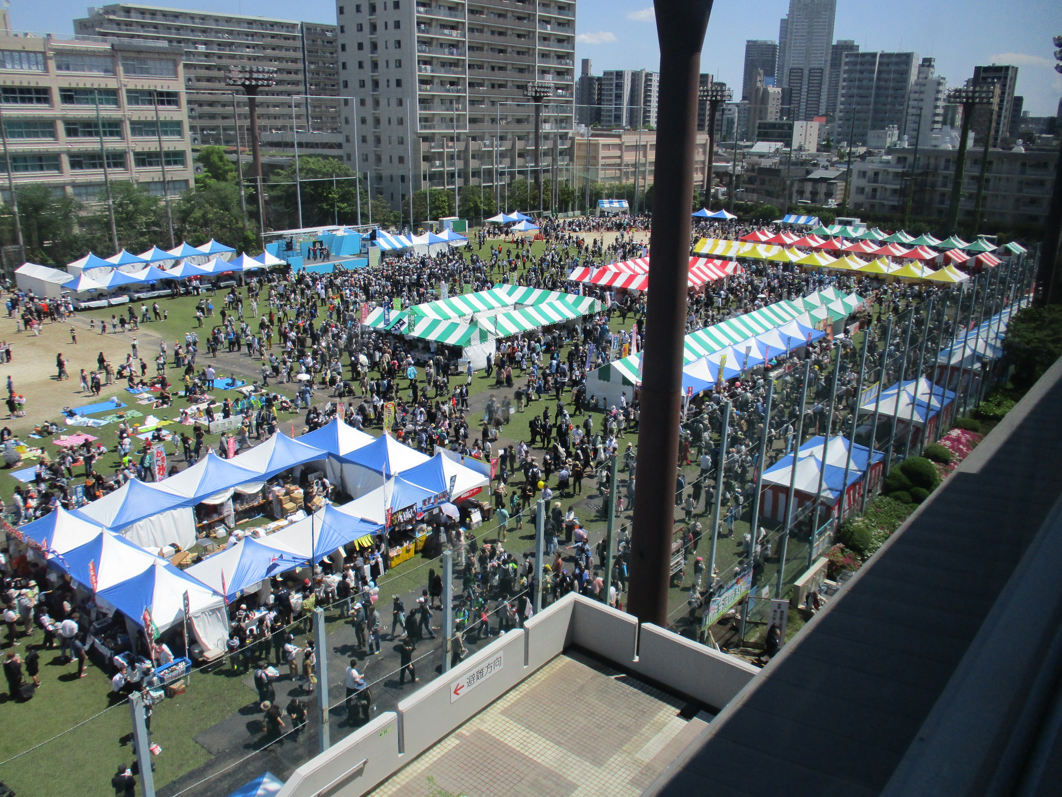 第39回川の手荒川まつりの様子（南千住野球場）