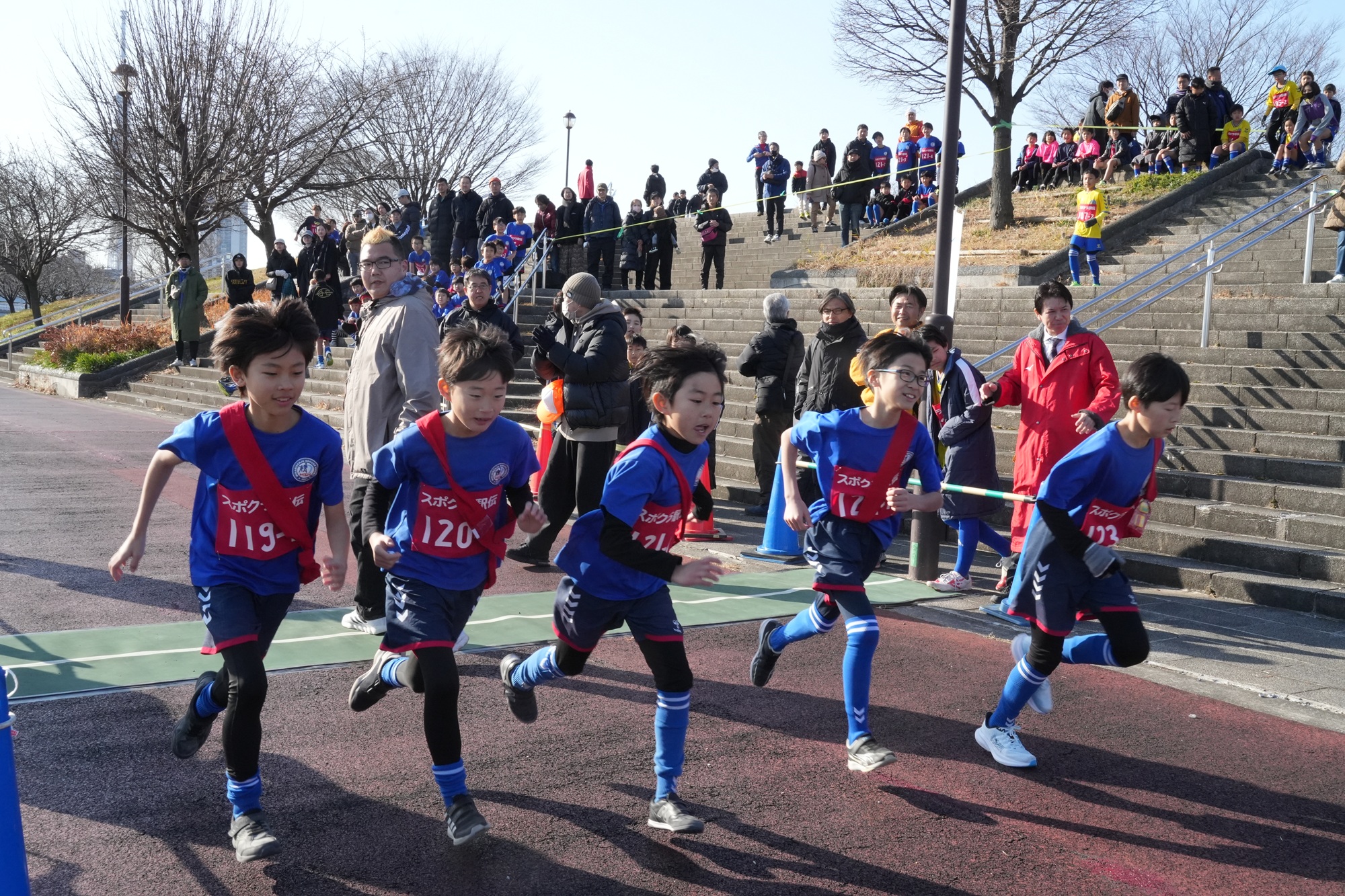 小学生男子のスタート