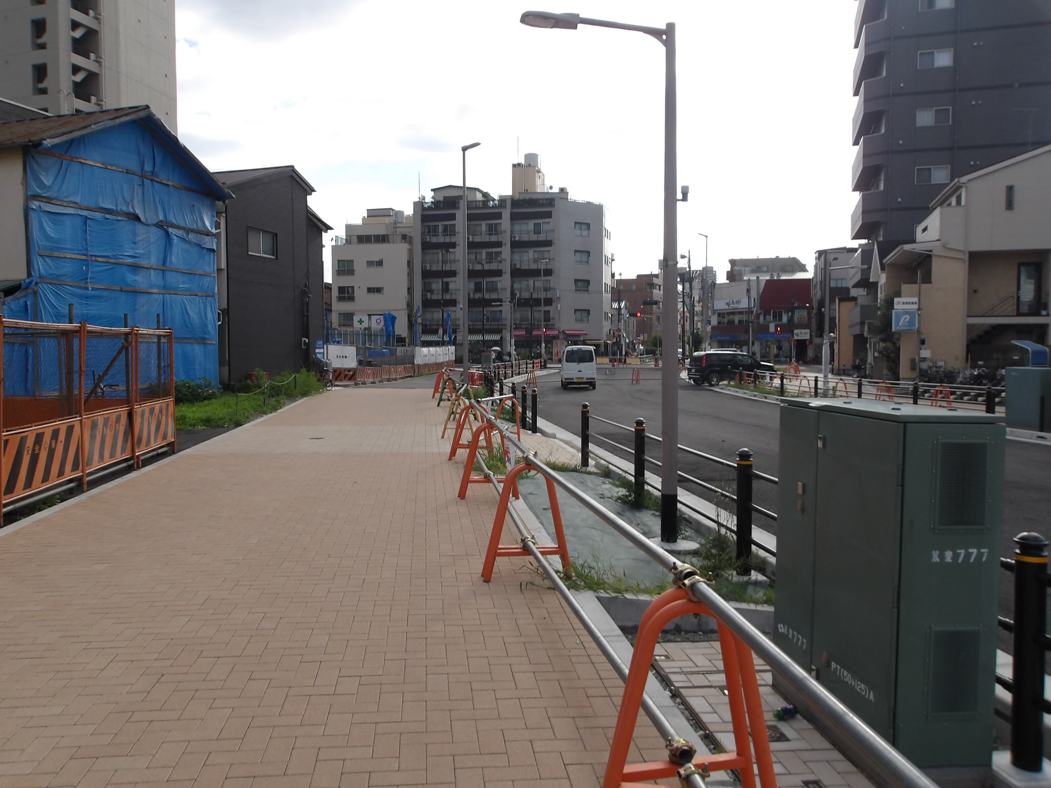 1工区街築工事後
