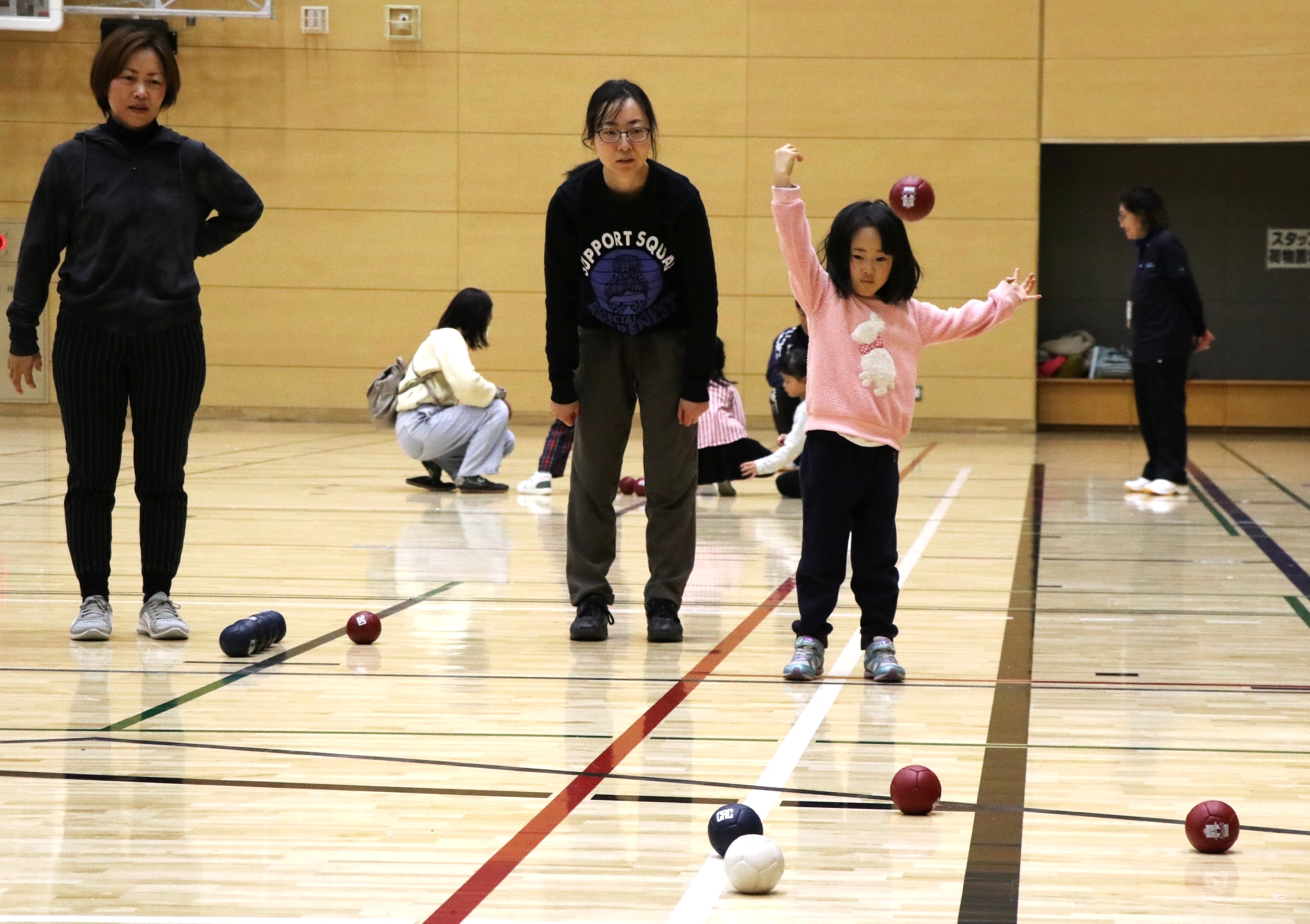 ボッチャ体験（昨年の様子）