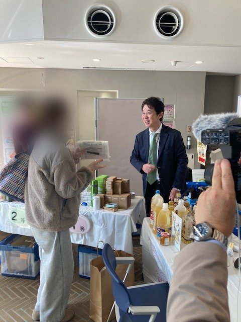 イベントに参加する区長