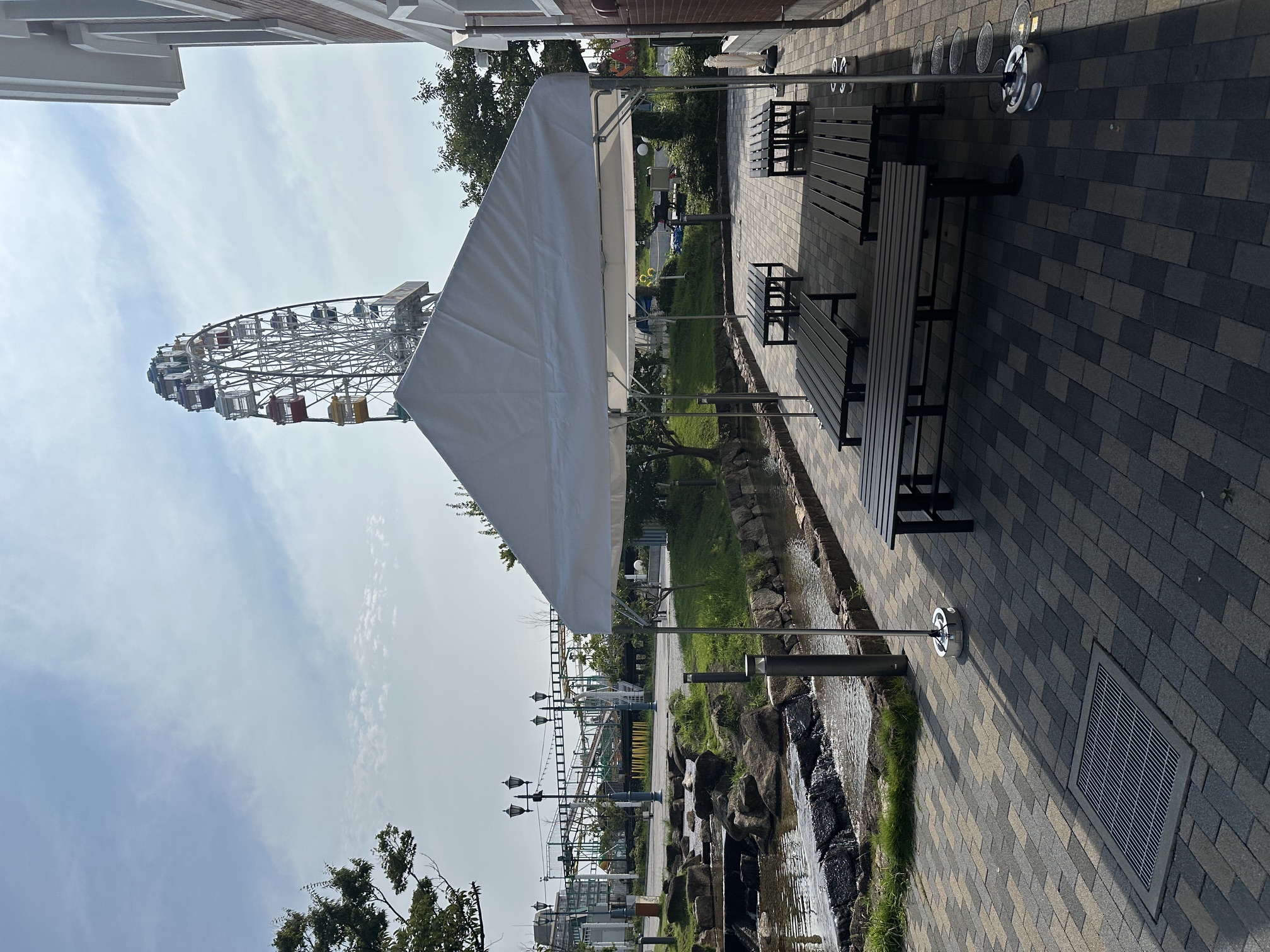 休憩テント